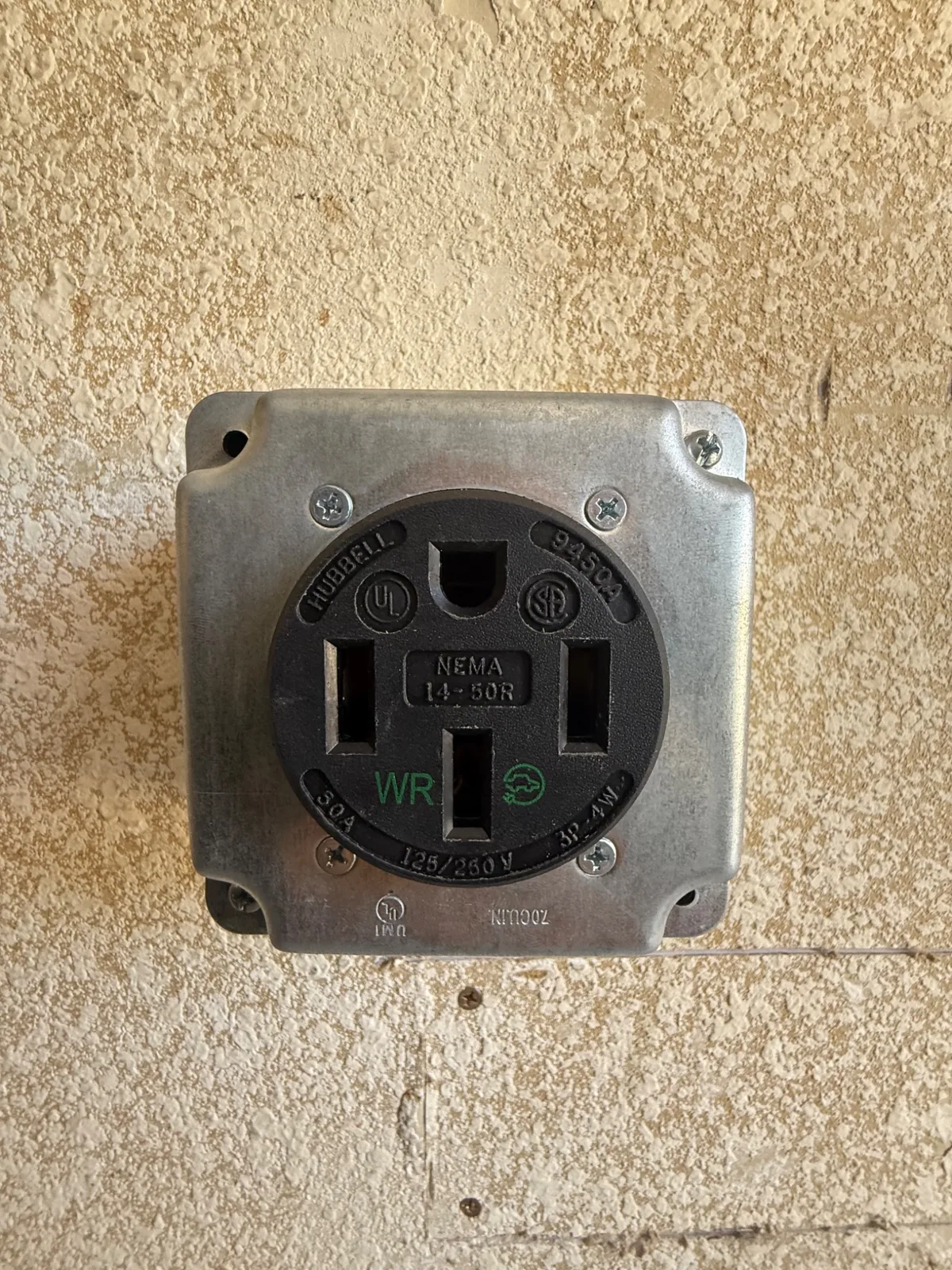 240V EV Charging Circuit & NEMA 14-50 Outlet — Lancaster, CA (photo 1)